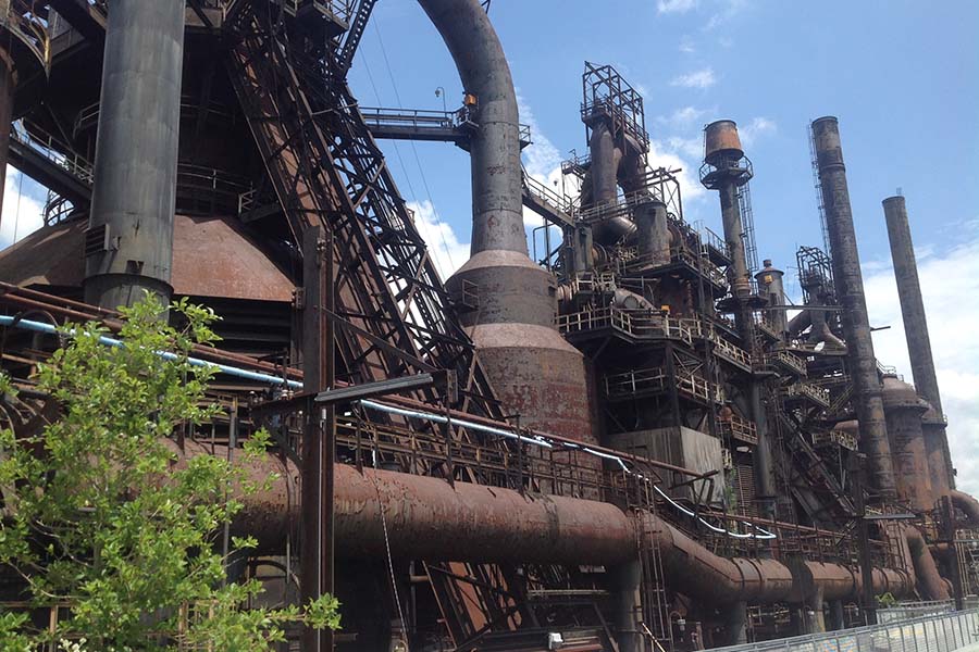 About Our Agency - View of Bethlehem Steel Stacks in Bethlehem Pennsylvania